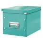 Leitz Uzglabāšanas Kaste Click & Store WOW Cube Medium, Tirkīza, Kartons, 260 mm, 260 mm, 240 mm