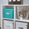 Leitz Uzglabāšanas Kaste Click & Store WOW Cube Medium, Tirkīza, Kartons, 260 mm, 260 mm, 240 mm
