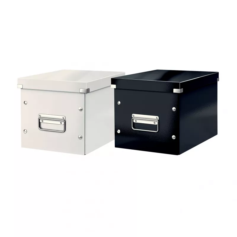 Leitz Uzglabāšanas Kaste Click & Store WOW Cube Medium, Tirkīza, Kartons, 260 mm, 260 mm, 240 mm