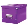 Leitz Storage Box Click & Store WOW Cube Medium, Purpurs, Kartons, 260 mm, 260 mm, 240 mm