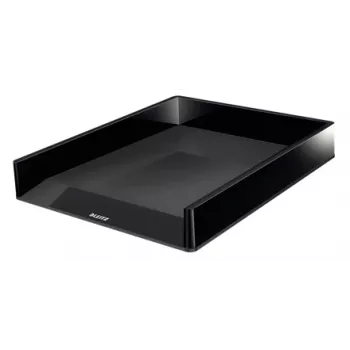 Leitz Letter Tray Dual Colour, plastmasa, melna, A4, 267 mm