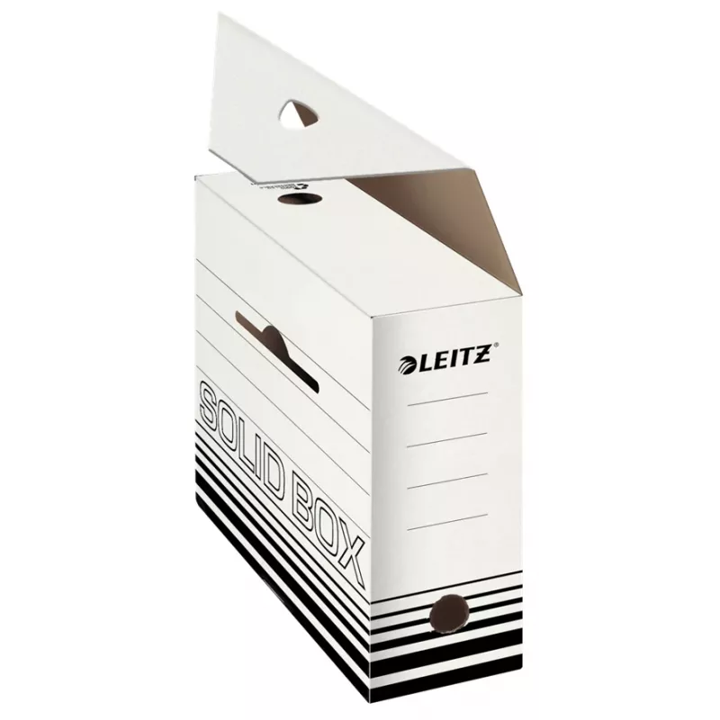 Leitz 61280001 dokumentu glabāšanas kaste, kartons, melna