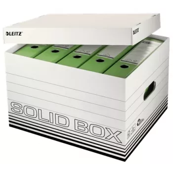 Leitz Solid dokumentu glabāšanas kaste Melna, Balta