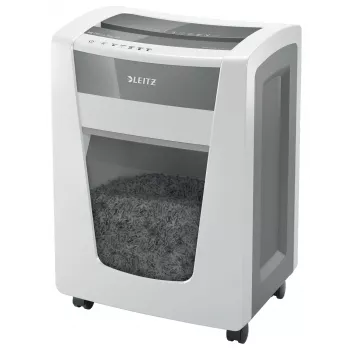 Leitz IQ Office Pro Papīra smalcinātājs P5, mikrošķiedru griešana, 23 cm, 2 x 15 mm, 30 L, 300 loksnes, 55 dB