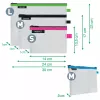Leitz Travel Pouch Cosmetic ūdensizturīgs WOW Assorted Set