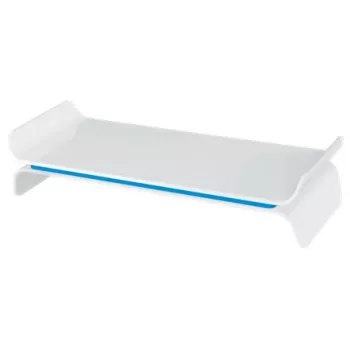 Leitz Monitor Statīvs Regulējams Ergo WOW, 68.6 cm (27 collas), Augstuma regulēšana, Zils, Balts
