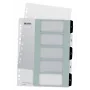 Leitz Indeksi Printable PP A4+ 1-5 WOW Balts/Melns