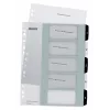 Leitz Indeksi Printable PP A4+ 1-5 WOW Balts/Melns