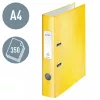 Leitz Lever Arch File 180° WOW POB/Laminēts A4/50mm, A4, D-gredzens, Kartons, Dzeltens, 350 lapas, 285 mm