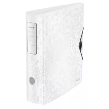 Leitz Lever Arch File Active PP WOW A4/80mm, A4, D-gredzens, Uzglabāšana, Polipropilēns, Balts, 500 lapas