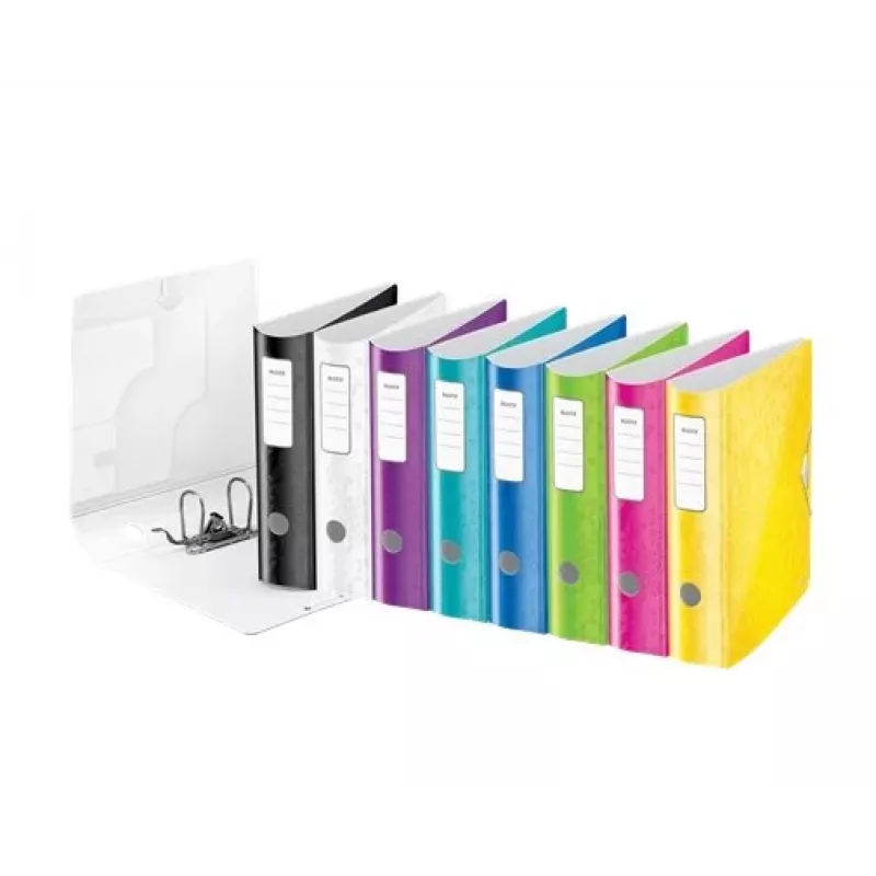 Leitz Lever Arch File Active PP WOW A4/80mm, A4, Polifoams, Dzeltens, 500 loksnes, 80 g/m², 8.2 cm