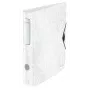 Leitz Lever Arch File Active PP WOW A4/65mm, A4, D-gredzens, Uzglabāšana, Poliuretāns, Balts, 350 lapas