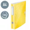 Leitz Lever Arch File Active PP WOW A4/65mm, A4, D-veida gredzens, Uzglabāšana, Putuplasta, Dzeltena, 350 lapas