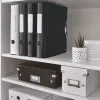 Leitz Lever Arch File Active PP WOW A4/65mm, A4, Poliputeklis, Melns, 350 lapas, 80 g/m², 6.5 cm
