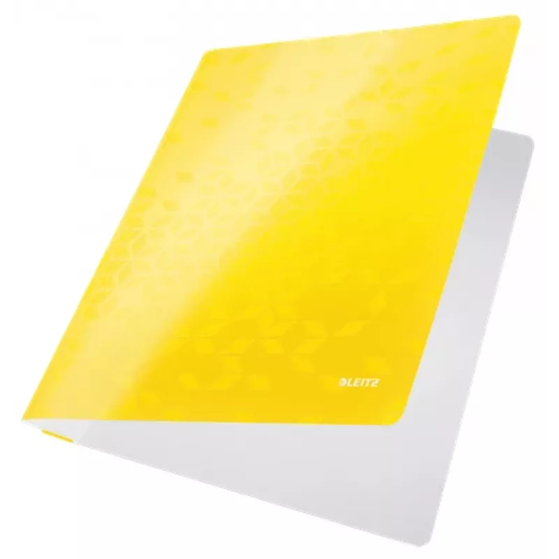 Leitz Flat File Card/Board WOW A4 mape, A4, kartons, dzeltena, portreta orientācija, 250 loksnes