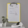 Leitz rakstāmgalda planšete bez vāka WOW, A4, Plastmasa, Dzeltena, 80 lapas, 228 mm, 320 mm