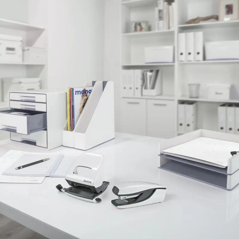 Leitz Ringbinder WOW PP A4 2RR/25mm, balts, 190 loksnes