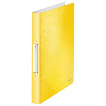 Leitz Ringbinder WOW PP A4 2RR/25mm, dzeltens