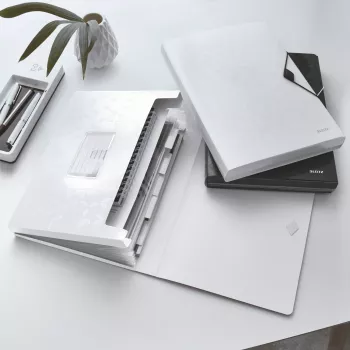 Leitz Project File WOW PP, izvēršamā mape, A4, polipropilēns, balta, ainavas formāts, 250 loksnes