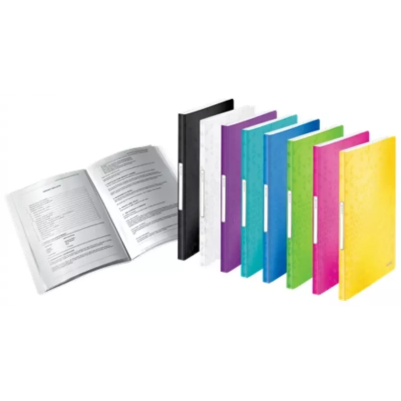 Leitz Displeja mape WOW PP 40 kabatiņas, Melna, Polipropilēns (PP), 40 kabatiņas, A4, 231 mm, 16 mm