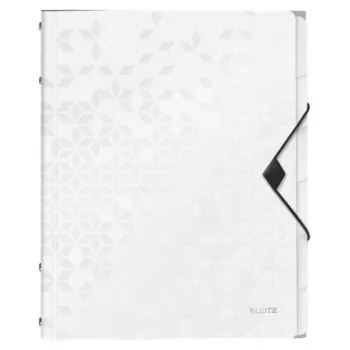 Leitz Divider Book WOW PP 6 starpiņas, A4, balts, spīdīgs