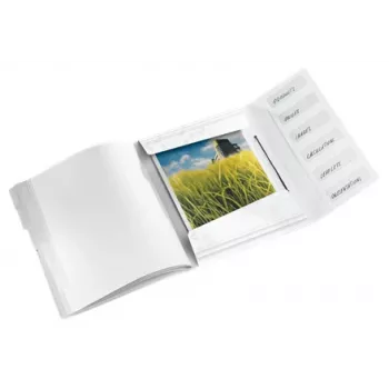 Leitz Divider Book WOW PP 6 starpiņas, A4, balts, spīdīgs