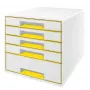 Leitz Drawer Cabinet WOW Cube 5 atvilktnes, plastmasa, 270 mm, 287 mm, 363 mm, 3.59 kg