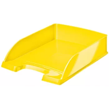 Leitz WOW dokumentu paplāte, plastmasa, dzeltena, A4, 242 x 330 x 60 mm