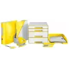 Leitz WOW dokumentu paplāte, plastmasa, dzeltena, A4, 242 x 330 x 60 mm