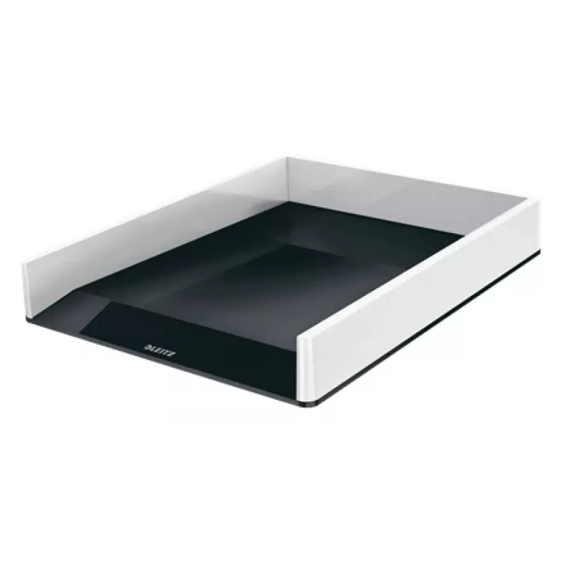 Leitz WOW dokumentu paplāte divkrāsaina, plastmasa, melna, balta, A4, 267 mm, 336 mm
