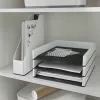 Leitz WOW dokumentu paplāte divkrāsaina, plastmasa, melna, balta, A4, 267 mm, 336 mm