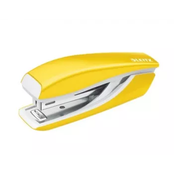 Leitz NeXXt WOW Metāla Mini Skavotājs, 10 loksnes, Dzeltens, P2, Metāls, Plastmasa, 80 g/m², 3.5 cm