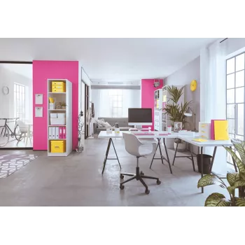 Leitz Click & Store WOW kastīšu skapis (4 atvilktnes), Dzeltens