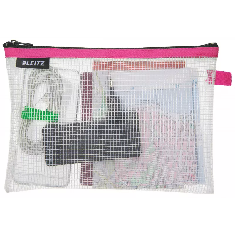 Leitz Travel Pouch WOW Medium ūdensizturīgs ceļojumu maciņš, rozā