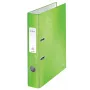 Leitz Lever Arch File 180° WOW POB/Laminēts A4/50mm, A4, D-gredzens, Kartons, Zaļš, 350 lapas, 285 mm