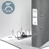 Leitz Lever Arch File 180° WOW POB/Laminēts A4/50mm, A4, D-gredzens, Kartons, Zaļš, 350 lapas, 285 mm