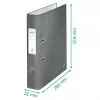 Leitz Lever Arch File 180° WOW POB/Laminēts A4/50mm, A4, D-gredzens, Kartons, Zaļš, 350 lapas, 285 mm