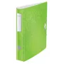 Leitz Lever Arch File Active PP WOW A4/65mm, A4, D-gredzens, Uzglabāšana, Poliputeklis, Zaļš, 350 lapas