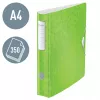 Leitz Lever Arch File Active PP WOW A4/65mm, A4, D-gredzens, Uzglabāšana, Poliputeklis, Zaļš, 350 lapas