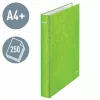 Leitz Ringbinder WOW Laminēts A4+ 2DR/25mm, A4+, D-gredzens, Kartons, Zaļš, 250 lapas, 80 g/m²