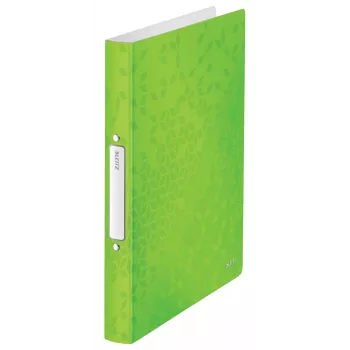 Leitz Ringbinder WOW PP A4 2RR/25mm, zaļš