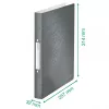 Leitz Ringbinder WOW PP A4 2RR/25mm, zaļš