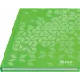 Leitz WOW piezīmju klade A5 rūtiņās, cietie vāki, Pattern, Zaļa