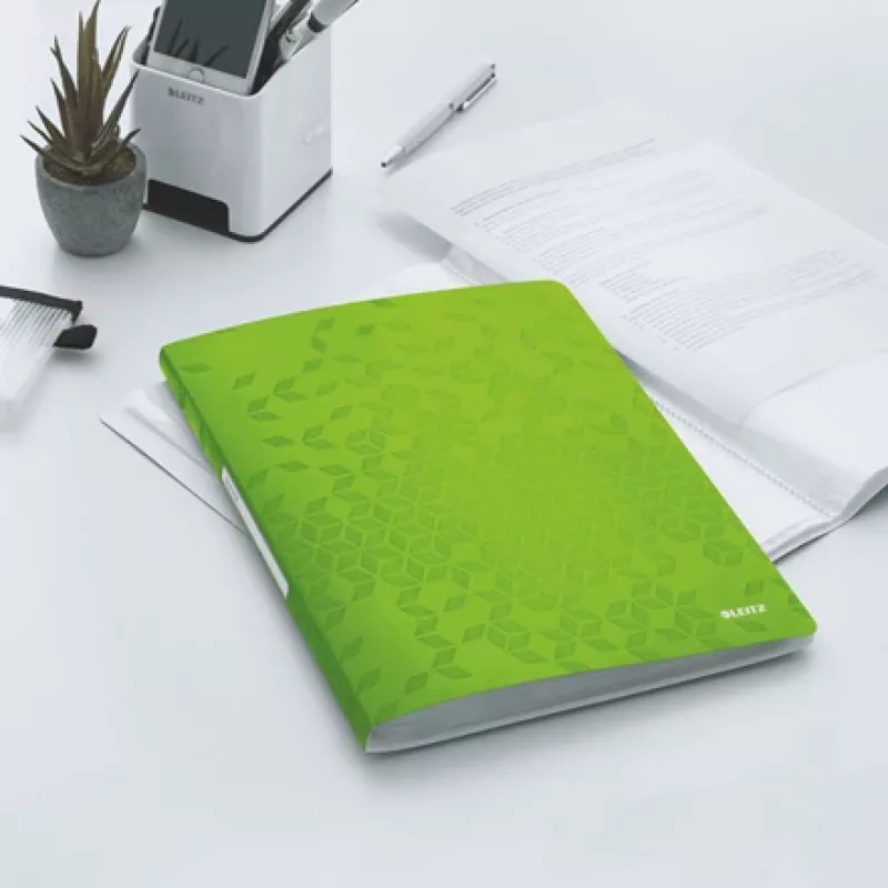 Leitz Display Book WOW 40 kabatas, zaļš, PP, A4