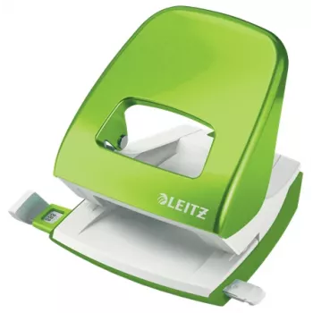 Leitz WOW 5008 metāla caurumotājs 2 caurumi / 30 lapām, zaļš