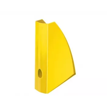 Leitz Magazine file WOW, Dzeltens, Plastmasa, A4, 75 mm, 258 mm, 312 mm