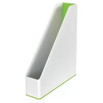 Leitz Magazine File WOW Dual Colour, Zaļš, Balts, Plastmasa, A4, 73 mm, 318 mm, 272 mm