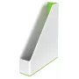 Leitz Magazine File WOW Dual Colour, Zaļš, Balts, Plastmasa, A4, 73 mm, 318 mm, 272 mm