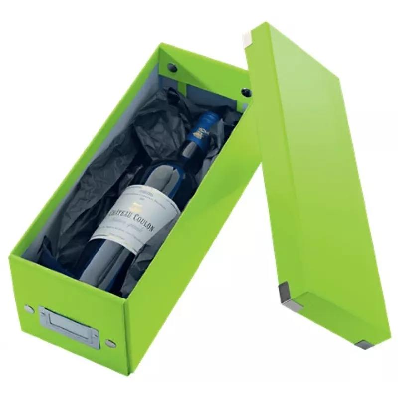 Leitz Click & Store WOW CD uzglabāšanas kaste, zaļa, kartons, 143 mm, 352 mm, 136 mm, 440 g