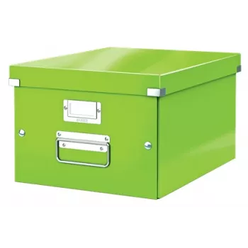 Leitz Click & Store WOW Vidēja Izmēra Uzglabāšanas Kaste, Zaļa, Kartons, 281 mm, 370 mm, 200 mm, 900 g